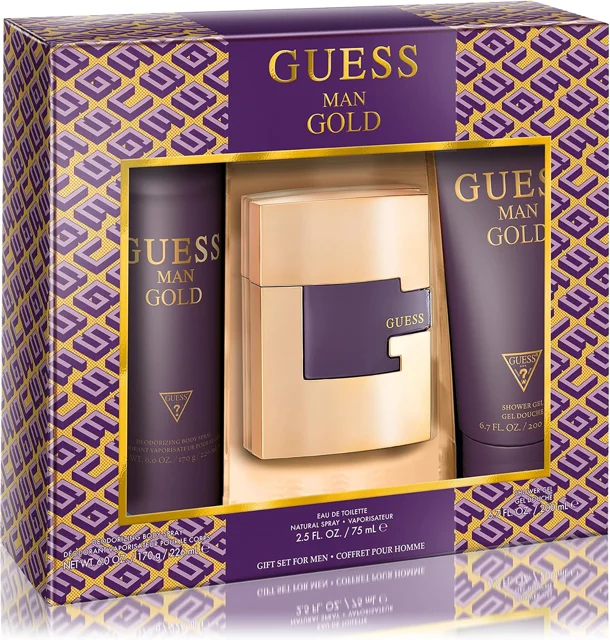 ست گس گلد مردانه عطر+اسپری بدن + افتر شیو